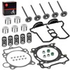Cylinder Head Exhaust Intake Valve & Spring Gasket Kit for