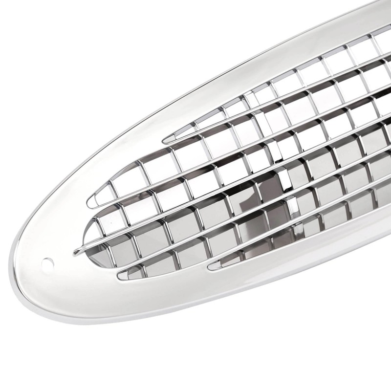 JMTAAT Chrome Hood Grille Air Intake Vent Cover Compatible with