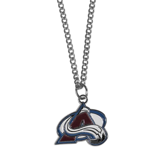 NHL Siskiyou Sports Fan Shop Colorado Avalanche Chain Necklace with Small Charm 22 inch Team Color