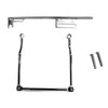 Motorcycle Side Bag Support & Rail Set Saddlebag/Universal Mounting Width