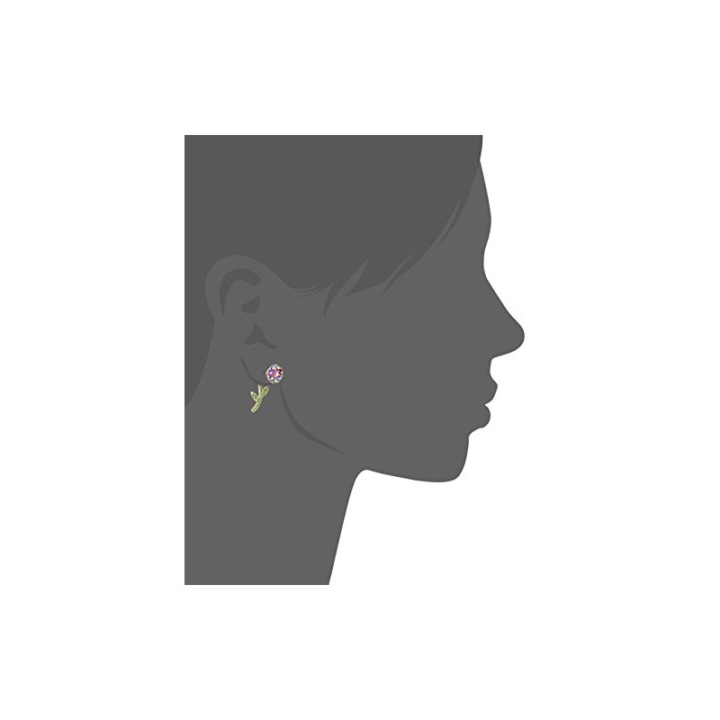 Betsey Johnson Flower Front Back Earrings-Jackets
