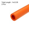 QUARKZMAN 2pcs 3.3ft Pipe Insulation Hose 18mm ID 30mm OD