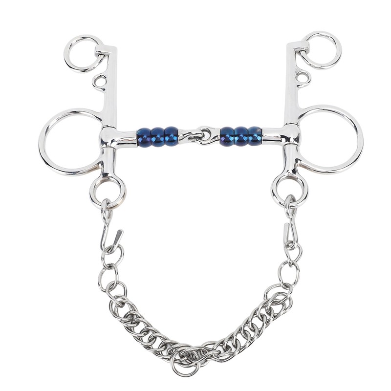 Horse Mouth Bit 125mm Stainless Steel Horse Snaffle Bit for