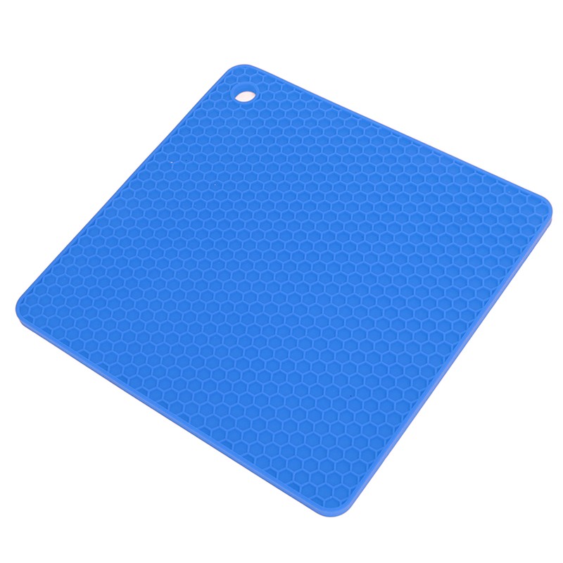 5pcs Silicone Pot Holders Mat Heat Resistant Anti Slip Square
