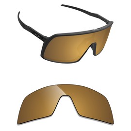 Alphax Dark Brown Polarized Replacement Lenses for Oakley sutro OO9406 Sunglasses