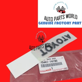 Toyota GENUINE TOYOTA OEM 1993-1998 SUPRA REAR BACK DOOR NAME PLATE EMBLEM 75441-14190