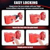 NAKANEKO Glad Hand Lock Heavy Duty Aluminum Without Keyed Alike