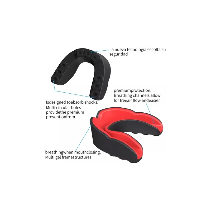 Protector Bucal Deportivo De Silicona Moldeable Para Deporte