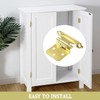 BokWin 4 Pack 1/2" Overlay Brass Gold Self-Closing Kitchen Cabinet