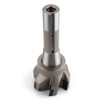 OSCARBIDE Indexable End Mill,R8 Shank,2-1/2" Cutting Dia, 6-1/4" Length, 90°,