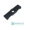 Black Turn Buttons with Screws 50mm (2 Inch) for Shed