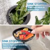 KONE Kitchen Sink Stopper and Strainer 2 Pack Oil Rubbed