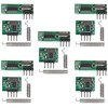 QCCAN 5pcs 433mhz Wireless RF Transmitter and Receiver with Antenna