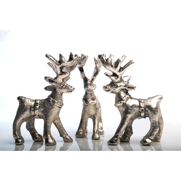 Wonder Care Christmas Reindeer Figurine, Home Decorations for Living Room,