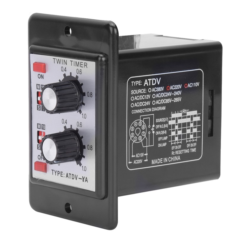 Knob Control Time Switch Relay On Off Timer Relay ATDVYA