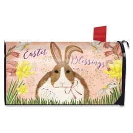 Briarwood Lane Easter Blessings Bunny Magnetic Mailbox Cover Primitive Easter Bunny
