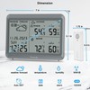 DreamSky Weather Station Indoor Outdoor Thermometer Wireless - Atomic Clock