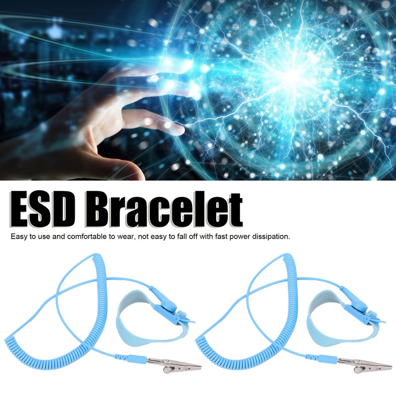 10pcs AntiStatic Bracelet ESD Wrist Strap Anti Static Wrist Band