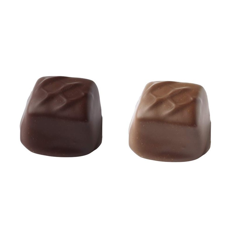 Vermont Nut Free Chocolates Boxed Chocolate Caramels (Dark Chocolate) 12-Piece