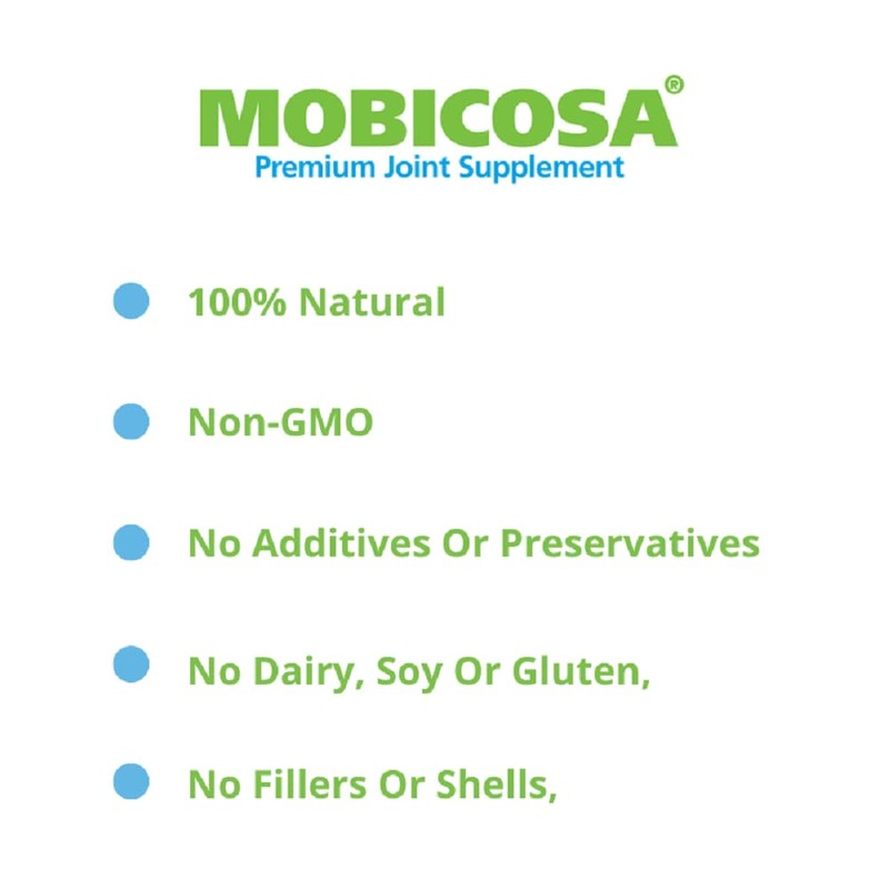 Mobicosa 500mg Premium Joint Supplement 240 Capsules