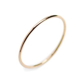 K18 Pink Gold Ring, 0.03 inch (0.8 mm), Extra Fine, Treat Yourself, 18K Gold, Pouch Included, Made in Japan, Rose Gold, No Gemstone