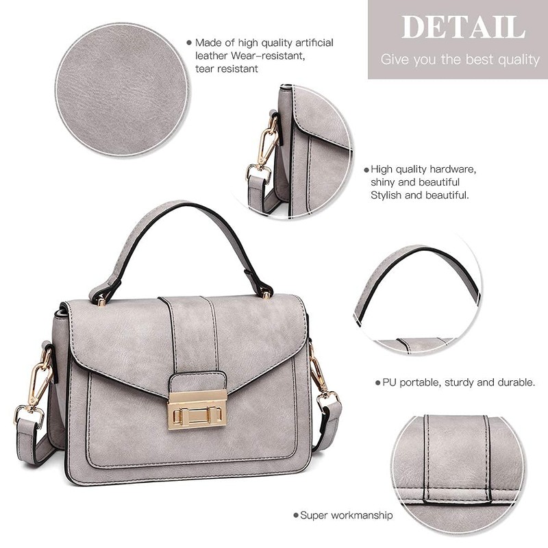 Miss Lulu Handbag, small handbag, women's elegant shoulder bag, faux