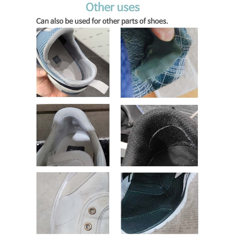 Shoe Toebox Toeburst Blowout Hole Prevention Repair Inserts/Patches (Black)