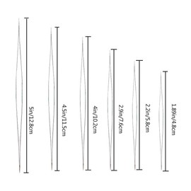 18 Pieces Bead Needle, Big Eye Beading Needles 6 Sizes Stainless Steel Sewing Needles,Threading Needle for Beads Large Collapsible Embroidery Beading Needle with Needle Bottle