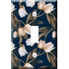 Toggle Wallplate, Single Light Switch Cover Plate - Tulip floral