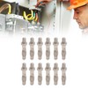 50Pcs Banana Plugs Hex Thread High Accuracy Good Transmission Performance