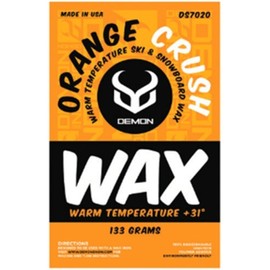 Demon Warm Wax 133g Snowboard Wax - Orange