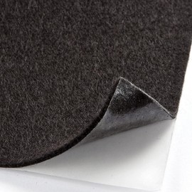 Black Pressure Sensitive Felt Sheet