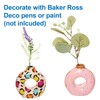 Baker Ross FX702 Ceramic Donut Vases - Pack of 3,