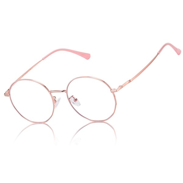 DUCO Mode runder Rahmen Blaulicht blockierende Computerspielbrillen Lesebrillen für Frauen