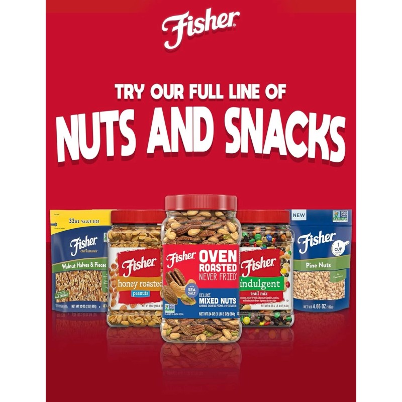 Fisher Snack Glazed Pecans, Made with Whole Mammoth Candied Pecans,