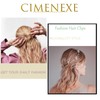 Cimenexe Retro Fluffy Hair Claw Green Fluffy Claw Hair Clip