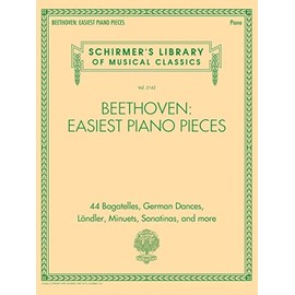 Beethoven: Easiest Piano Pieces: Schirmer's Library of Musical Classics Vol. 2142