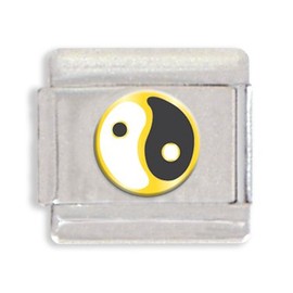 Clearly Charming Yin Yang Italian Charm