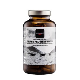 Carnivore Go New Zealand Grass Fed Beef Liver - 180 Raw Freeze Dried Capsules - Supports Energy, Immunity, Skin and Cognition for Optimal Health and Performance
