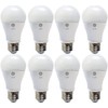 GE 60W Replacement Soft White 8 LED Bulbs (Pack of