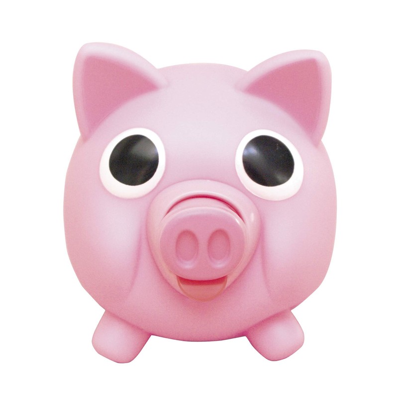 Sun Smile Talking Pig Bank Pink