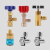 Lichamp A/C R134A Refrigerator Freon Recharge Kit with Bullet Piercing