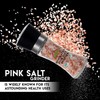 Himalayan Chef SaltCoarse SaltGlass, Pink Salt Coarse Glass Grinder, 6.34