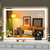 Hasipu Vanity Mirror with Lights, 28" x 20" LED Makeup