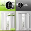 Long Curtain rods 66 to 110 inch Easy Install, Adjustable
