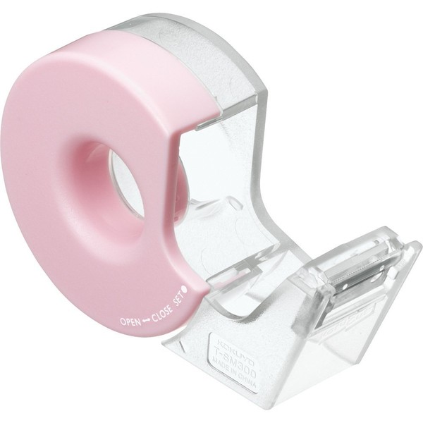 Kokuyo Masking Tape Dispenser Karu-Cut, Light Pink (T-SM300-1LP)