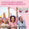 15 Pcs TS Friendship Bracelets, Singer Music Inspired Album Bracelets,