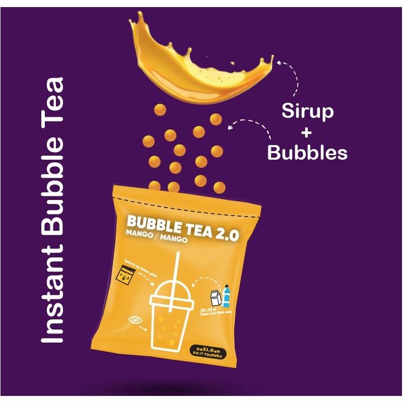 Bubble Tea Varieties (STRAWBERRY, PEACH, MANGO, BLACKBERRY)