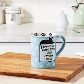 Our Name is Mud “Cat Hair” Stoneware Mug, 16 oz.