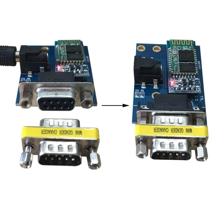 DSD TECH Bluetooth Rs232 Adapter Sh B23a Wireless Serial Communicator